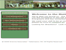 Tablet Screenshot of mottfarms.com